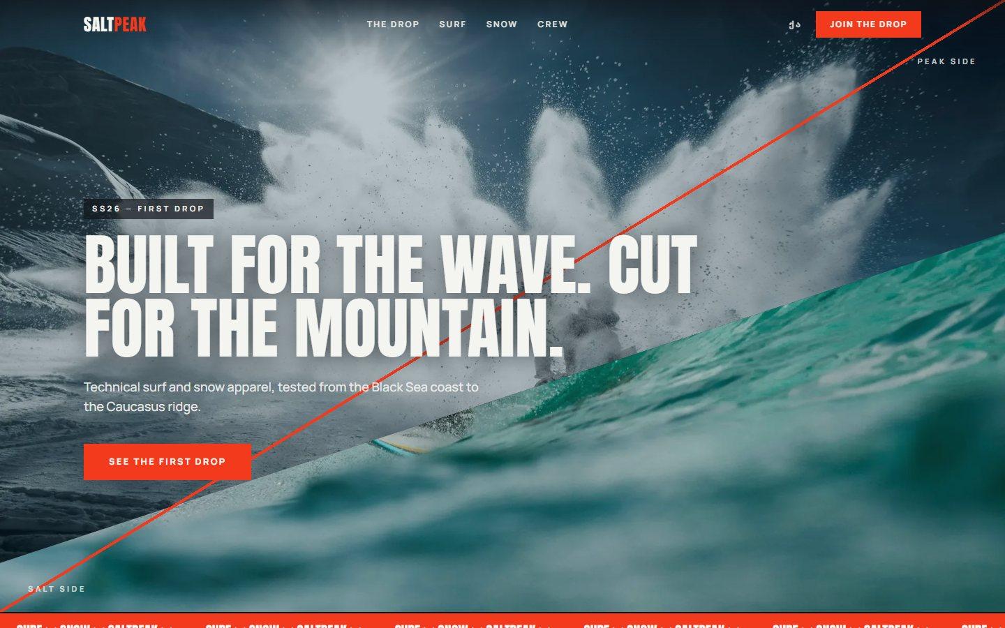 SALTPEAK • Surf & Snow ტანსაცმელი